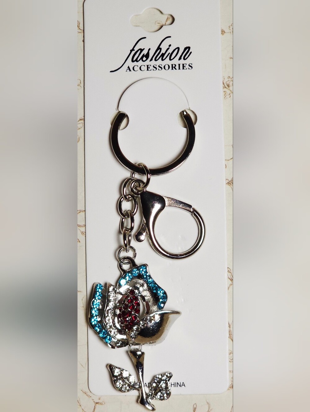 🌟 NWT Crystal Rhinestone Bag Charm & Keychain — Pick Your Style! 🌟 - Picture 2 of 10